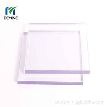 Folha de plástico transparente de policarbonato CNC personalizada